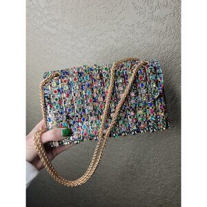 Rhinestone Clutch for Women's Sparkly Shoulder Bag for Evening & Party